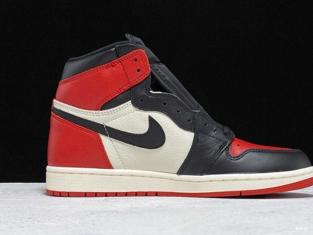 Bmlin Toe 555088-610 OG Bred Air Jordan High Retro 1 0825